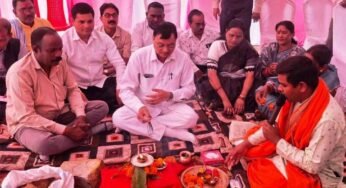 उद्योग मंत्री लखनलाल देवांगन ने 1.58 करोड़ के विकास कार्यों का किया भूमिपूजन व लोकार्पण