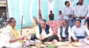 पर्यटन एवं संस्कृति मंत्री राजेश अग्रवाल ने लखनपुर क्षेत्र में 259.68 लाख रू. के विकास कार्यों का किया भूमिपूजन