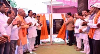 उप मुख्यमंत्री ने बम्हनी में लोधी समाज के सामुदायिक भवन का किया भूमिपूजन