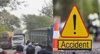 आगर-मालवा के तीन लोगों की गुजरात में मौत, ट्रक से कार की टक्कर के बाद सड़क पर फैले शव