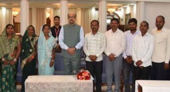 राज्यपाल के गोद लिए ग्राम बिजली के ग्रामीणों का लोकभवन दौरा, विकास कार्यों की ली जानकारी