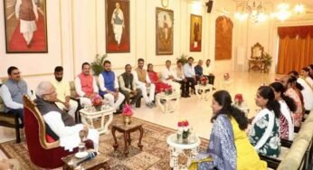 राज्यपाल पटेल से केरल राज्य के पार्षदगणों ने की मुलाकात