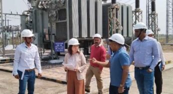 जायका टीम ने किया एमपी ट्रांसको की ट्रांसमिशन लाइन एवं सब स्टेशन का बारीकी से निरीक्षण