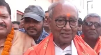 कांग्रेस नेता दिग्विजय सिंह ने अयोध्या में किया रामलला का दर्शन, कहा – मैंने राम मंदिर का विरोध नहीं किया