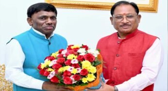 CM साय से गोवा के मंत्री रमेश तावड़कर की सौजन्य भेंट: जनजातीय कल्याण और खेल विकास को लेकर हुई सार्थक चर्चा