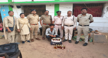  CG : संयुक्त टीम ने 10 हजार रुपए से अधिक की देशी मदिरा किया जब्त…