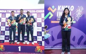 खेलो इंडिया ट्राइबल गेम्स (तीसरा दिन)रू कर्नाटक का दबदबा कायम मणिकांता एल बने स्टार