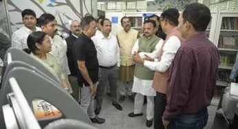उप मुख्यमंत्री शुक्ल ने रायपुर की नालंदा लाइब्रेरी के मॉडल को सराहा