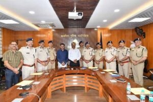 पुलिस महानिदेशक कैलाश मकवाणा ने आगामी भर्ती प्रक्रिया को और बेहतर बनाने हेतु उप पुलिस महानिरीक्षकों के साथ की समीक्षा बैठक