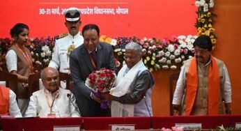 2047 के विकसित भारत के लिए विधानसभा अध्यक्ष नरेंद्र सिंह तोमर ने युवा विधायकों के दिलवाए 5 संकल्प