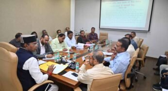 मंत्री विश्वास कैलाश सारंग ने की सहकारिता विभाग की समीक्षा बैठक