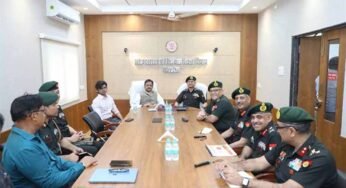 उप मुख्यमंत्री शुक्ल से थल सेना प्रमुख जनरल उपेन्द्र द्विवेदी ने की सौजन्य भेंट