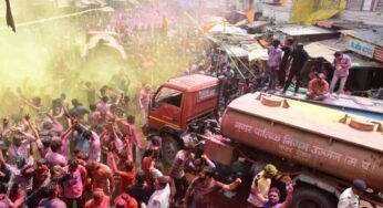 उज्जैन में रंग पंचमी की गेर के दौरान पटाखा फटा, मची अफरातफरी; 5 लोग घायल, बड़ा हादसा टला