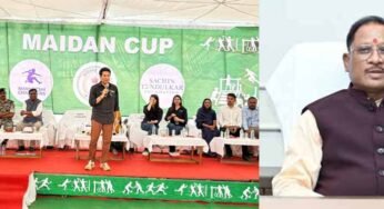 सचिन तेंदुलकर का बस्तर आगमन बदलते बस्तर की सशक्त पहचान : मुख्यमंत्री विष्णुदेव साय