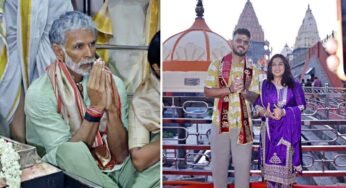 महाकाल के दर पर एक्टर मिलिन्द सोमन और क्रिकेटर नीतीश राणा, बाबा से किया दिल की बात का खुलासा