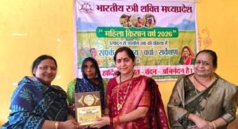 महिला किसान वर्ष 2026 में डाॅ0 प्रतिभा तिवारी जी ने किया उत्पादन से उपयोग तक की प्रक्रिया में संपर्क/परिचय/चर्चा एवं सवेक्षण