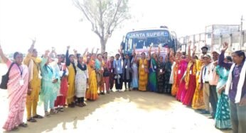 राम नगरी की ओर श्रद्धा का कारवां: मनेंद्रगढ़ से 49 श्रद्धालु अयोध्या रवाना
