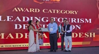 एमपी टूरिज्म को मिला लीडिंग टूरिज्म डेस्टीनेशन का प्रतिष्ठित सम्मान