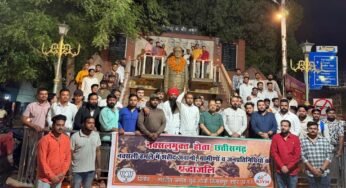 छत्तीसगढ़ के नक्सल मुक्त होने की ऐतिहासिक उपलब्धि पर श्रद्धांजलि एवं दीपदान कार्यक्रम आयोजित