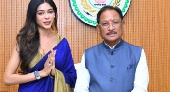 CM साय से मिली मिस इंडिया छत्तीसगढ़ अनुष्का सोन, विधानसभा में ऐतिहासिक सत्र सुनने पहुंची थी