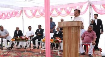 जिला न्यायालय परिसर में स्वच्छ पेयजल आपूर्ति कार्य का उप मुख्यमंत्री ने किया भूमि पूजन