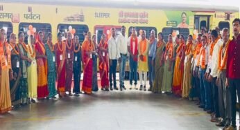 रायपुर : 850 श्रद्धालुओं का दल रामलला एवं काशी विश्वनाथ के दर्शन हेतु अयोध्या एवं काशी रवाना