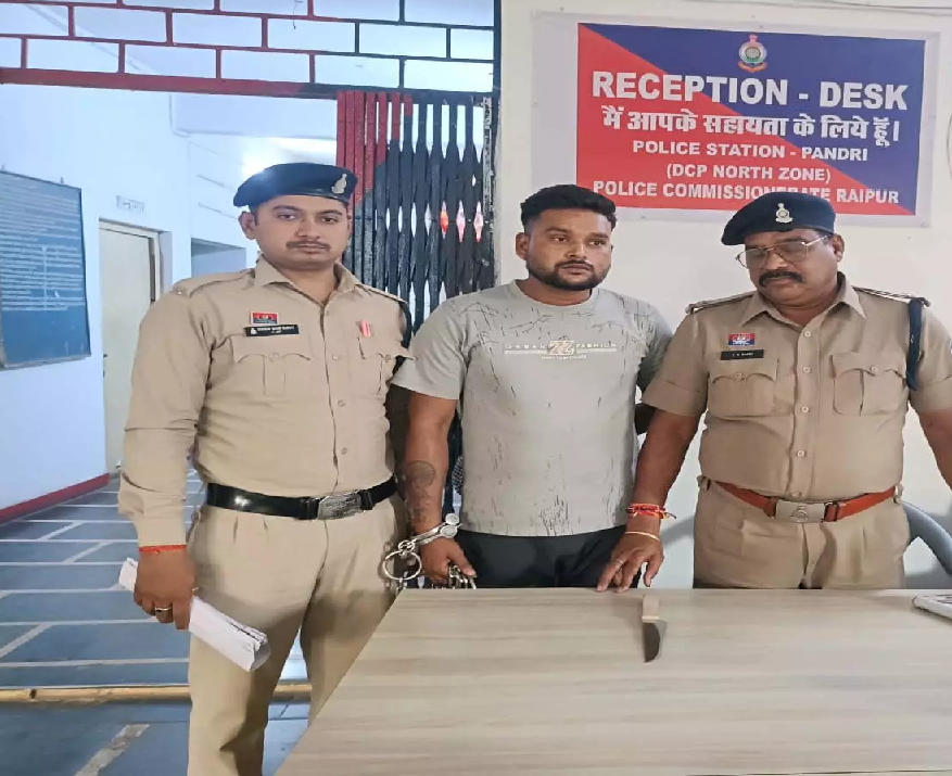 CG : धारदार चाकू के साथ कुख्यात आरोपी गिरफ्तार, कई गंभीर मामलों में रहा है शामिल …