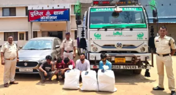 CG : छत्तीसगढ़ पुलिस का नारको नेटवर्क पर बड़ा प्रहार: 47 किलो गांजा जब्त, 59 लाख से ज्यादा की संपत्ति सीज …