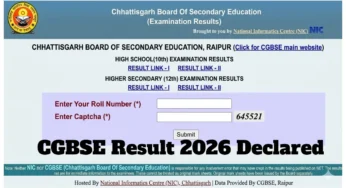 CG Board Result 2026 LIVE: 10वीं-12वीं रिजल्ट आज जारी, ऐसे करें सबसे पहले चेक