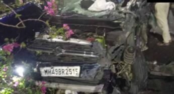 इटारसी फोरलेन पर मौत की रफ्तार: 130 की स्पीड से ट्राले में घुसी कार, दो युवकों की मौके पर मौत