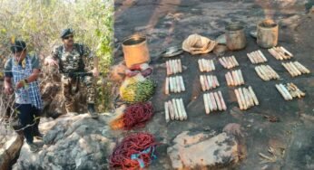 छत्तीसगढ़-ओडिशा सीमा पर बड़ा खुलासा: जंगल से भारी विस्फोटक बरामद, CRPF ने तेज की सर्चिंग