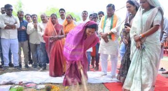मंत्री लक्ष्मी राजवाड़े ने 13.22 करोड़ के विकास कार्यों का किया शुभारंभ