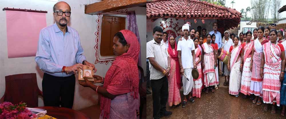 राज्यपाल रमेन डेका ने जशपुर के केरेगांव होम-स्टे का किया अवलोकन