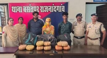 राजनांदगांव में बड़ा खुलासा: पुलिस को देख घबराए तस्कर, 9 किलो से ज्यादा गांजा बरामद
