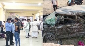 खंडवा में दर्दनाक सड़क हादसा, बारात की कार खंडहर मकान से टकराई, 3 की मौत