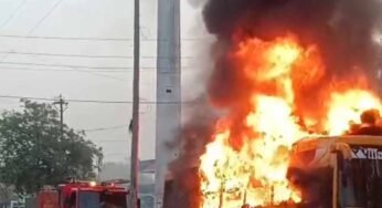 ग्‍वालियर में झांसी रोड थाना पुलिस की त्वरित कार्रवाई से टला बड़ा हादसा