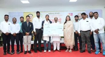 उप मुख्यमंत्री साव ने सौंपा चेक, राज्य में पहली बार किसी खिलाड़ी को मिली इतनी बड़ी प्रोत्साहन राशि