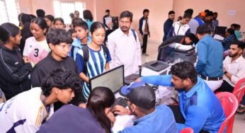राज्य स्तरीय आवासीय खेल अकादमी में चयन के लिए ट्रायल शुरू, 204 खिलाड़ियों ने लिया हिस्सा