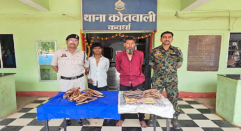 CG : एसी पाइप चोरी का खुलासा, दो आरोपी गिरफ्तार…
