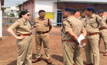 राजनांदगांव : एसपी ने घुमका क्षेत्र का किया निरीक्षण…