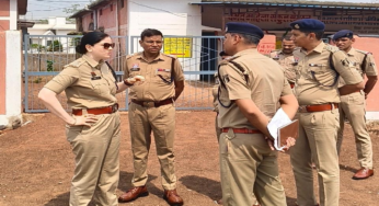 राजनांदगांव : एसपी ने घुमका क्षेत्र का किया निरीक्षण…