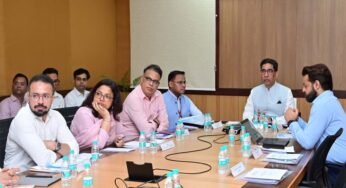 भारत सरकार के भूमि संसाधन सचिव ने छत्तीसगढ़ के मुख्य सचिव से की सौजन्य भेंट