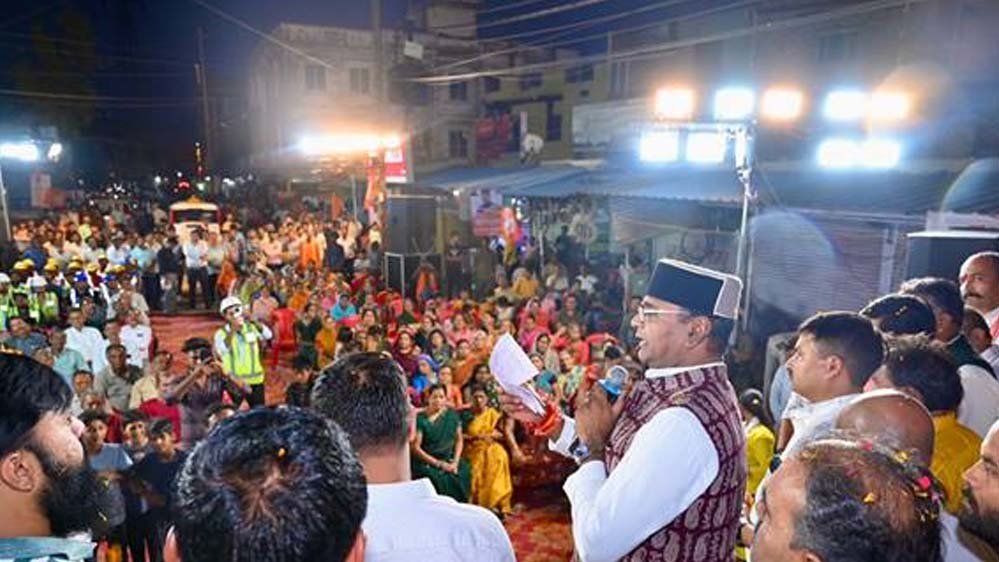मंत्री विश्वास सारंग ने किया करोड़ों की लागत से होने वाले विकास कार्यों का भूमि-पूजन
