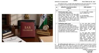 MP में सीनियर IAS अधिकारियों के ट्रांसफर: ACS होम को मिला सामान्य प्रशासन, कुछ को जनसंपर्क का अतिरिक्त प्रभार