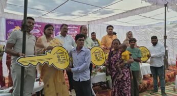सुशासन तिहार 2026: सिमड़ा शिविर में 4 हितग्राहियों को मिली प्रधानमंत्री आवास योजना की खुशियों की चाबी