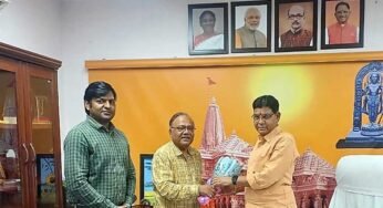 उच्च शिक्षा मंत्री से कुलपति प्रो. मनोज दयाल की शिष्टाचार भेंट