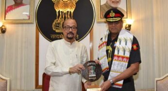 राज्यपाल डेका से लेफ्टिनेट जनरल अनिंद्या सेनगुप्ता ने की सौजन्य भेंट