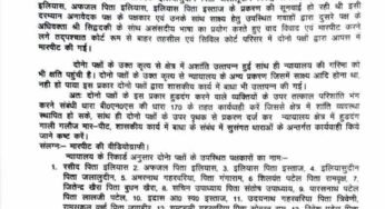 कोर्ट में सुनवाई के दौरान हंगामा, पक्षकारों में जमकर विवाद; तहसीलदार ने दर्ज कराई FIR