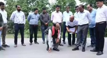 कचना ओवरब्रिज निरीक्षण के दौरान सख्त दिखे Arun Sao, बोले- गुणवत्ता में लापरवाही हुई तो अधिकारियों पर गिरेगी गाज