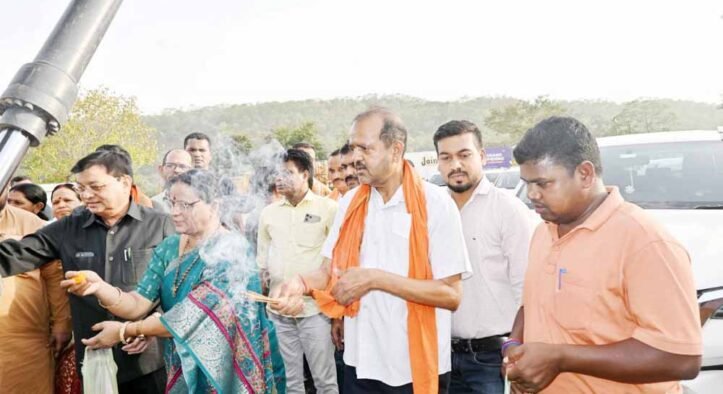 सर्वमंगला पुल सड़क का डामरीकरण व सुदृढ़ीकरण कार्य प्रारंभ